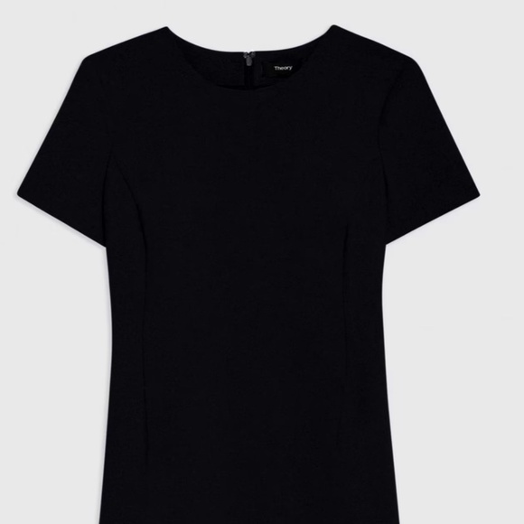 Theory Dresses & Skirts - Theory Black Good Wool Sheath Dress